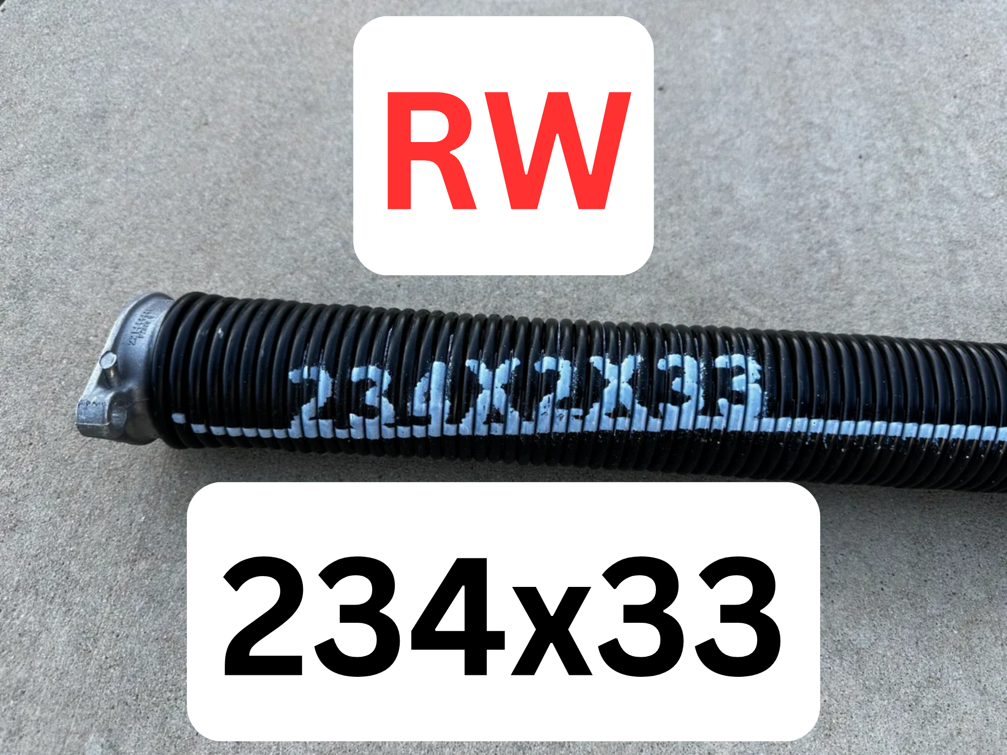 Spring 234 - Choose Length+Wind