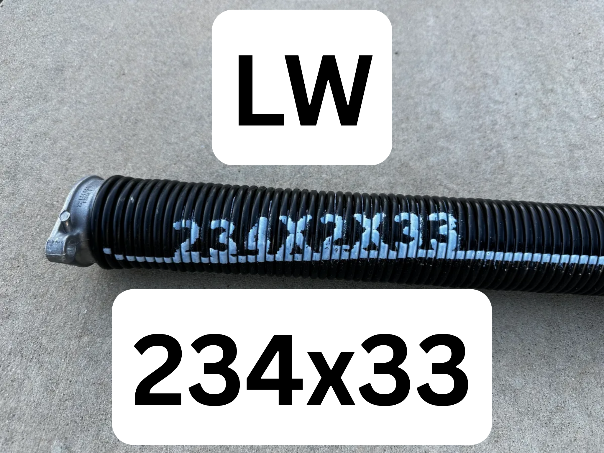 Spring 234 - Choose Length+Wind